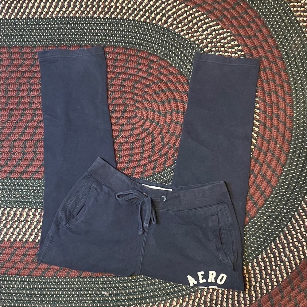 Aeropostale Navy Blue Sweatpants Size Medium‎